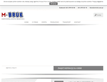 Tablet Screenshot of m-bruk.com.pl